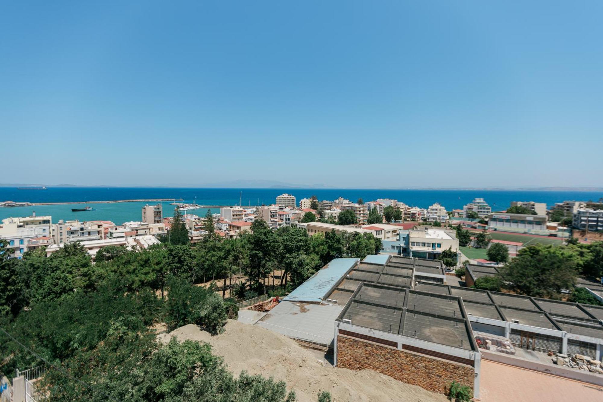 Apartamento Panoramic Penthouse Chios Town Exterior foto