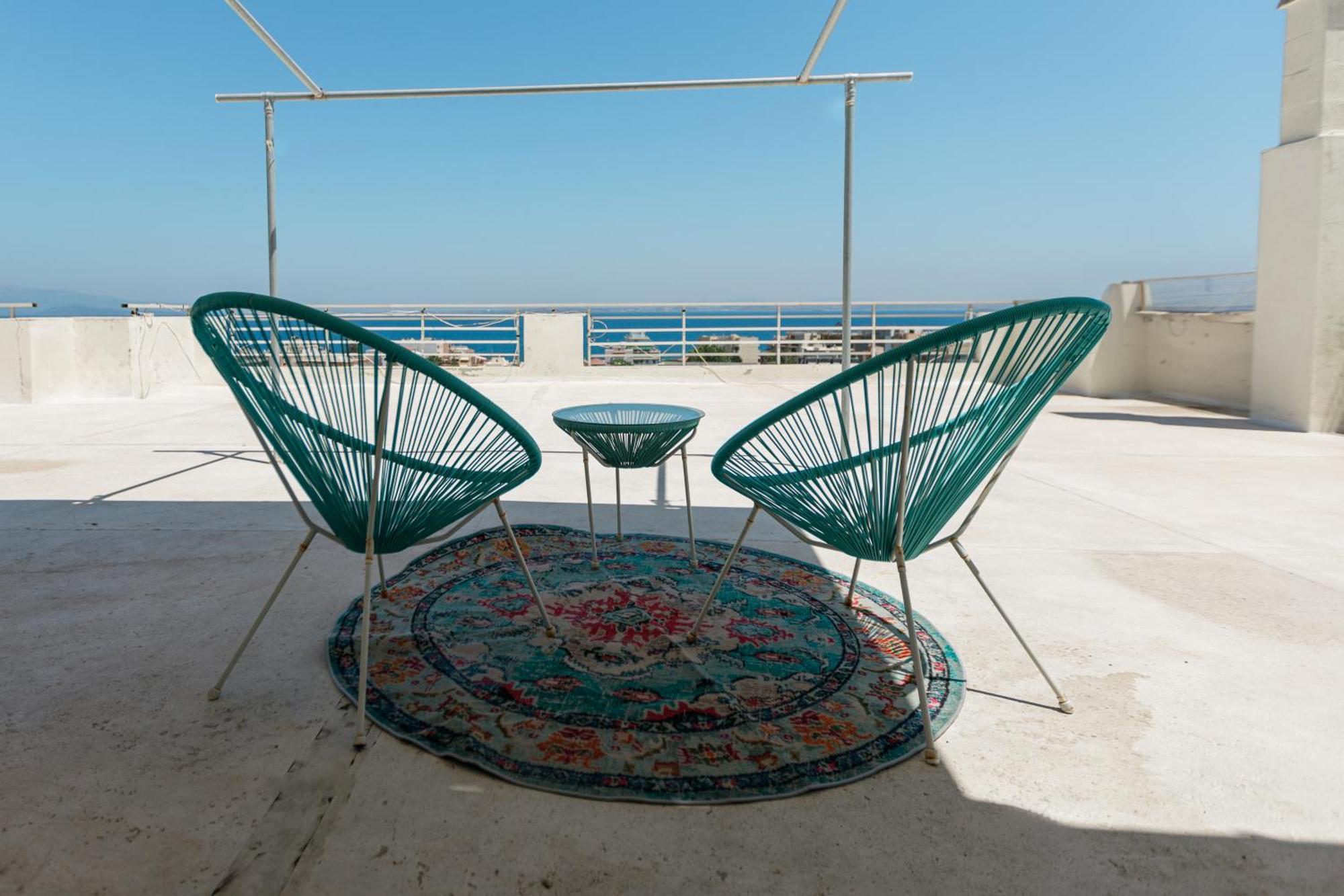 Apartamento Panoramic Penthouse Chios Town Exterior foto